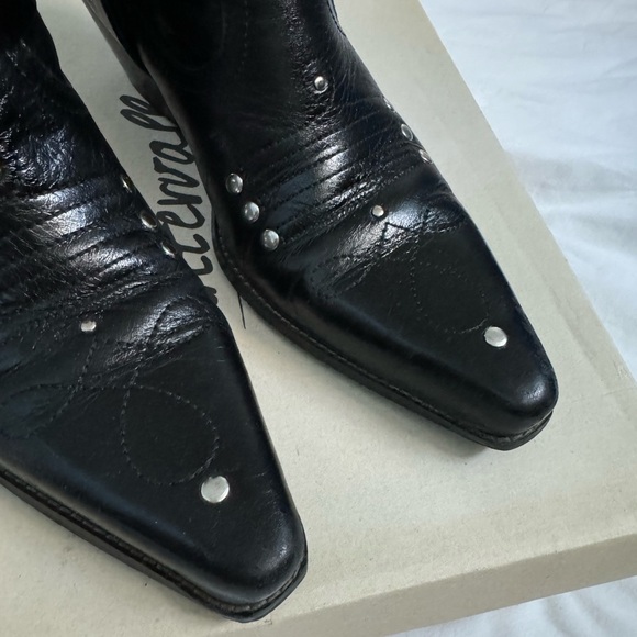 L’INTERVALLE Austin Black Groucho Ankle Boots - Picture 4 of 11